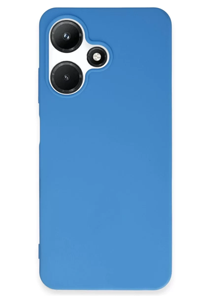 İnfinix Hot 30i Kılıf First Silikon - Mavi