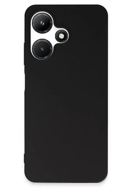 İnfinix Hot 30i Kılıf First Silikon - Siyah