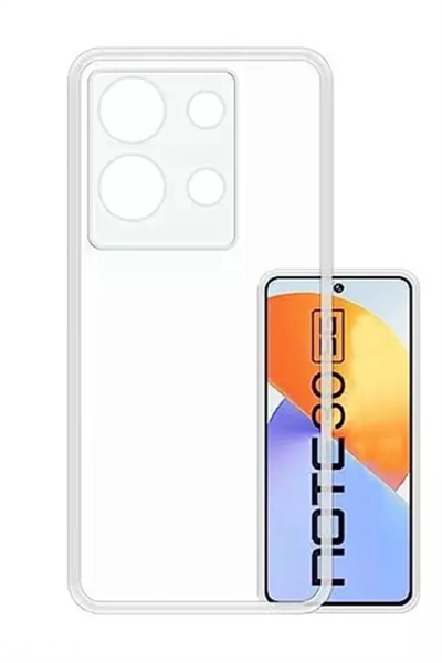 İnfinix Note 30 Kılıf Lüx Şeffaf Silikon