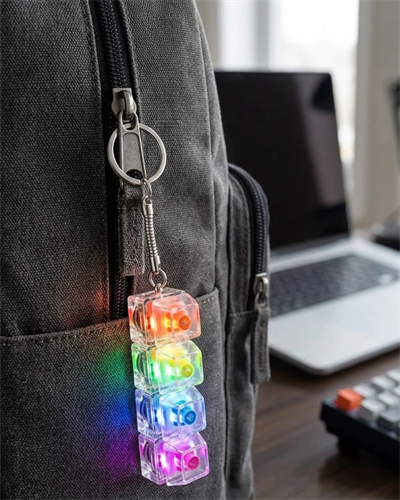 Işıklı Klavye-Stres Giderici Anahtarlık - BLUE SWİTCH