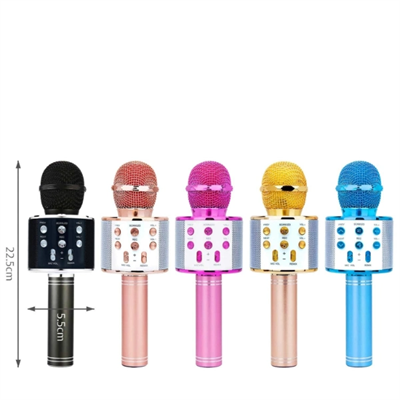 Kablosuz Hoparlörlü Bluetooth Karaoke Mikrofonu