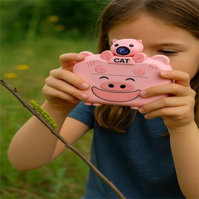 Kameralı Fotoğraf Yazıcısı Pembe Renk