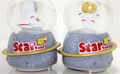Kar Küresi Işıklı Müzikli 13 Cm