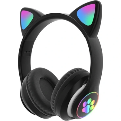 Kedi Figürlü Bluetooth Kulaklık