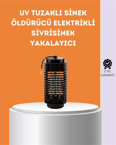 Kimyasal İçermeyen UV Işıklı Böcek ve Sivrisinek Kapanı – Güvenli Kullanım