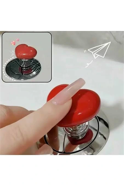 Klozet Sifon Tuşu Kalp Tasarımlı