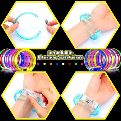 LED Işıklı Pilli Bileklik
