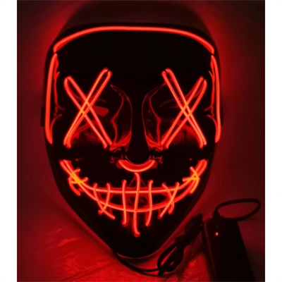 LED Işıklı Turuncu Maske