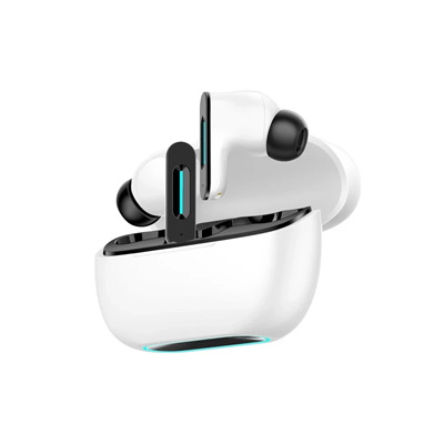 LS-518 Aktif Gürültü Engelleyici Özellikli TWS Airpods Kulaklık - Beyaz-Siyah