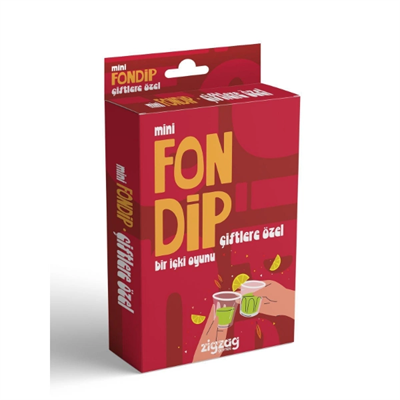 Mini Fondip Çiftlere Özel Eğlenceli Kart Oyunu