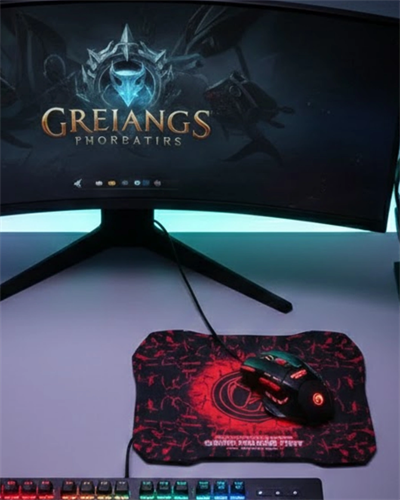 Mouse Mousepad Seti 3 DPI Ayarı ve LED Işıklı Ergonomik Yapı
