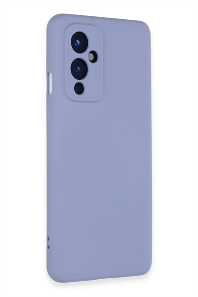 One Plus 9 Kılıf Nano içi Kadife Silikon - Lila