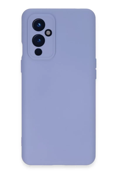 One Plus 9 Kılıf Nano içi Kadife Silikon - Lila