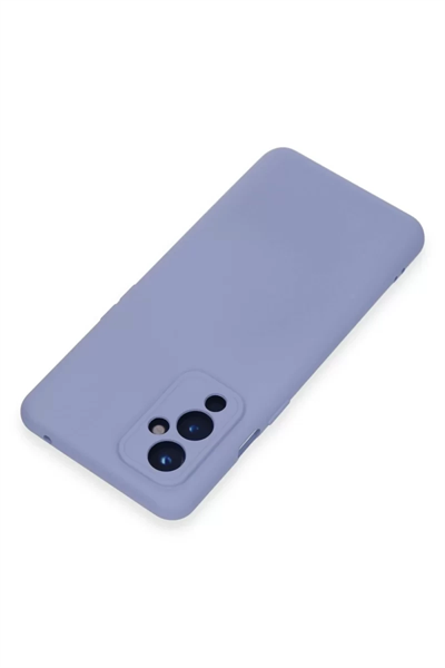 One Plus 9 Kılıf Nano içi Kadife Silikon - Lila