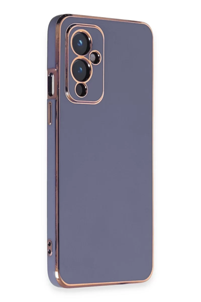 One Plus 9 Kılıf Volet Silikon - Mavi
