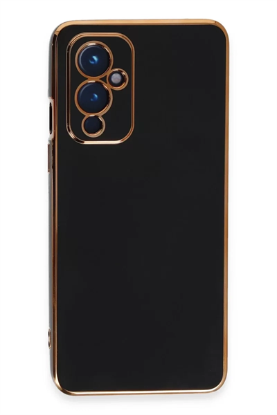 One Plus 9 Kılıf Volet Silikon - Siyah