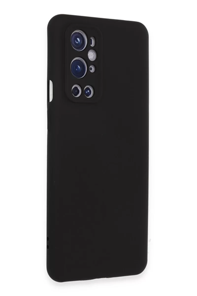 One Plus 9 Pro Kılıf Nano içi Kadife Silikon - Siyah
