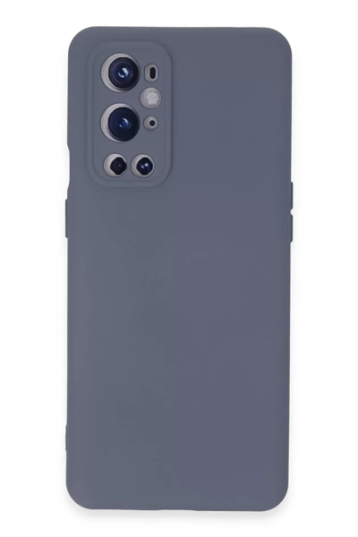 One Plus 9 Pro Kılıf Nano içi Kadife Silikon - Gri