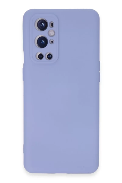 One Plus 9 Pro Kılıf Nano içi Kadife Silikon - Lila