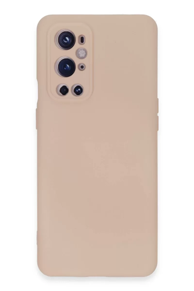 One Plus 9 Pro Kılıf Nano içi Kadife Silikon - Pudra