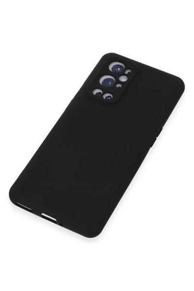 One Plus 9 Pro Kılıf Nano içi Kadife Silikon - Siyah