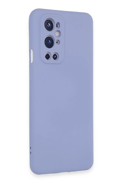 One Plus 9 Pro Kılıf Nano içi Kadife Silikon - Mavi