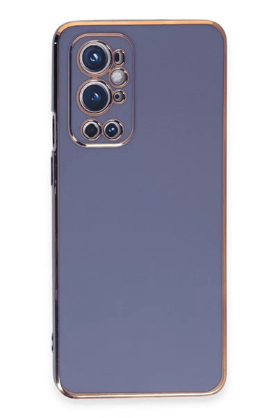 One Plus 9 Pro Kılıf Volet Silikon - Mavi