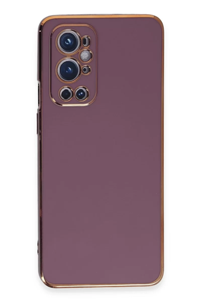 One Plus 9 Pro Kılıf Volet Silikon - Mor