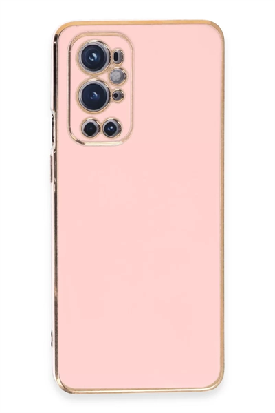 One Plus 9 Pro Kılıf Volet Silikon - Pembe
