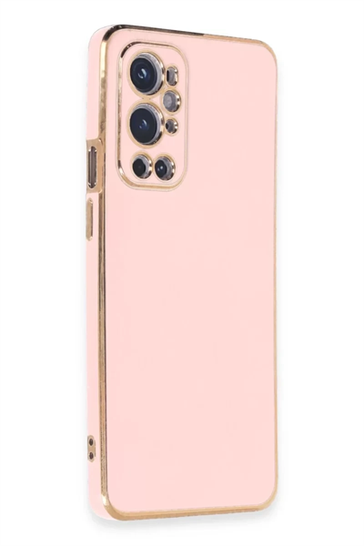 One Plus 9 Pro Kılıf Volet Silikon - Pembe