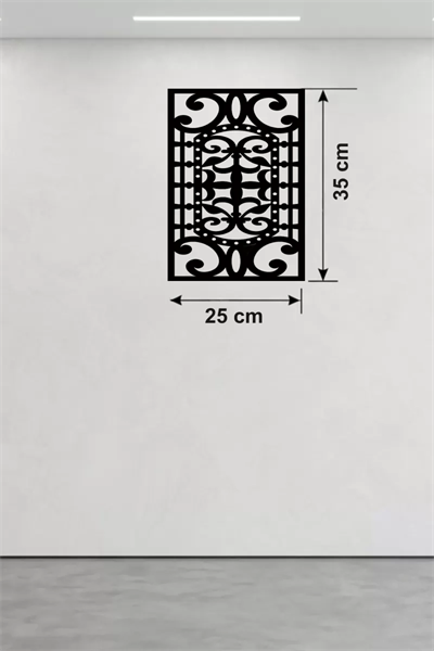 Osmanlı Motifli Dekoratif Ahşap Duvar Tablosu - 25x35 cm Lazer Kesim