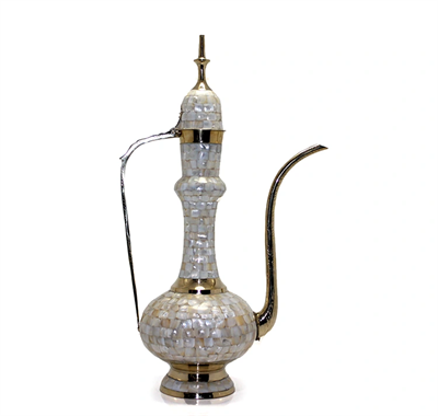 Pirinç Sedefli İbrik 55 Cm