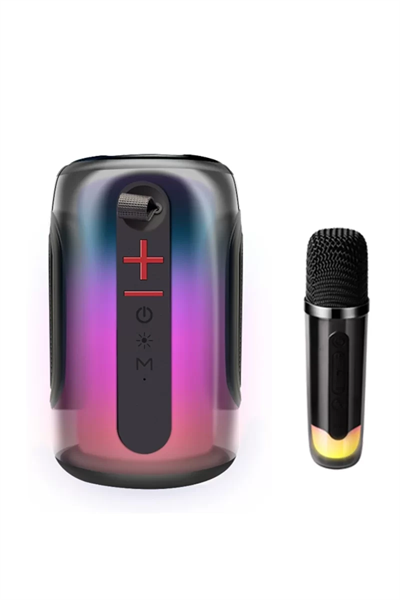 Pluse 8 RGB Kablosuz Hoparlör - Siyah