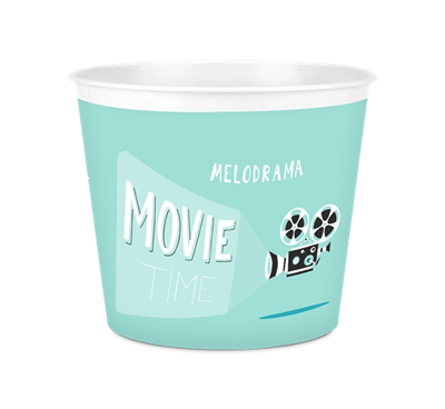 Popcorn Mısır Kovası Dekoratif