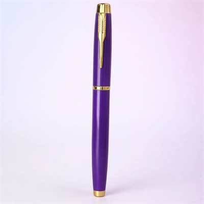 Premium Mor Metal Roller Kalem