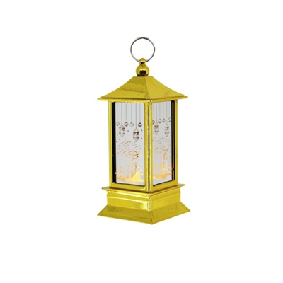 Ramazan Temalı Gold Kare Kubbe LED Lamba