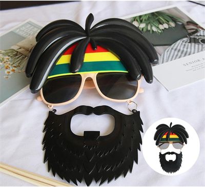 Rasta Peruklu Bob Marley Parti Gözlüğü