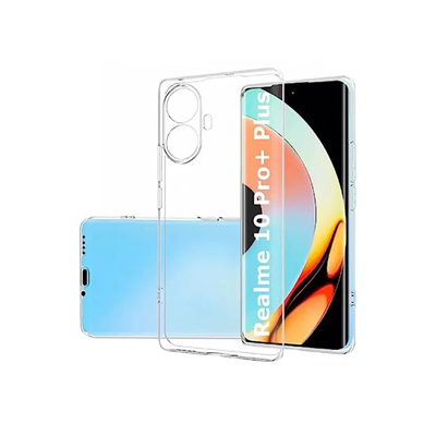 Realme 10 Pro Plus 5G Kılıf Lüx Şeffaf Silikon