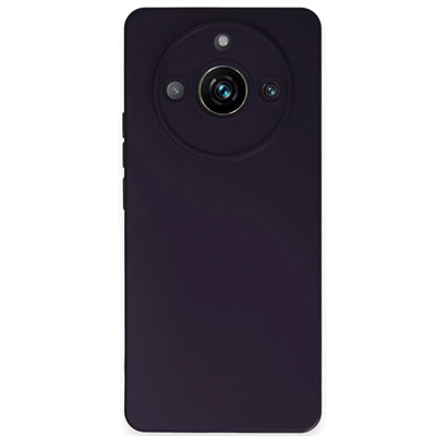 Realme 11 Pro Kılıf Nano içi Kadife Silikon - Mor