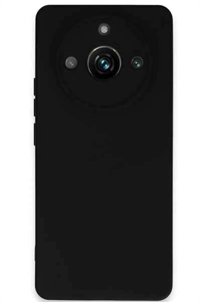 Realme 11 Pro Kılıf Nano içi Kadife Silikon - Siyah