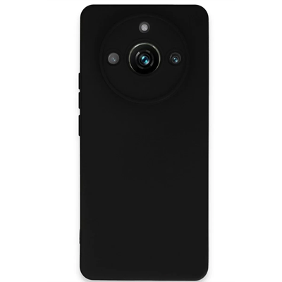 Realme 11 Pro Kılıf Nano içi Kadife Silikon - Siyah