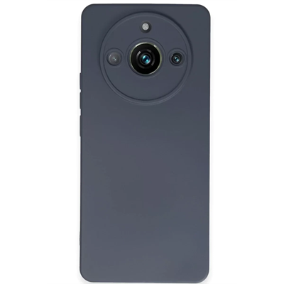 Realme 11 Pro Kılıf Nano içi Kadife Silikon - Gri