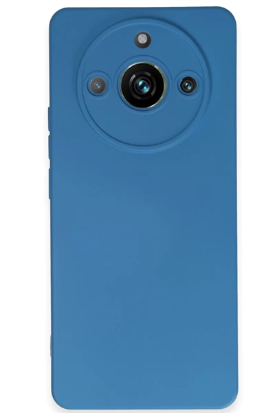 Realme 11 Pro Kılıf Nano içi Kadife Silikon - Mavi