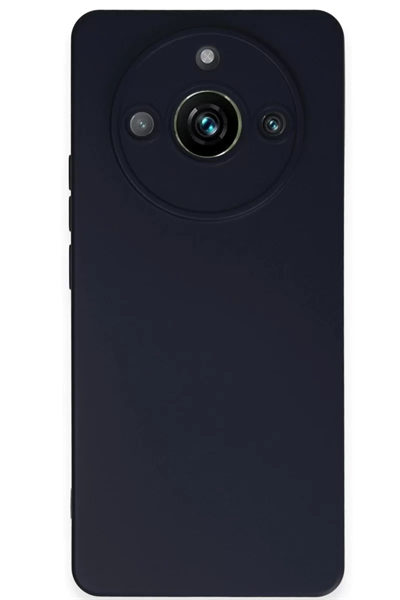 Realme 11 Pro Kılıf Nano içi Kadife Silikon - Lacivert