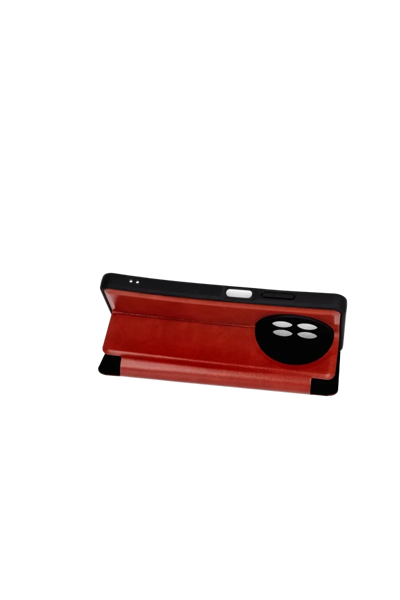Realme 12 5G Kılıf Flip Cover - Kırmızı