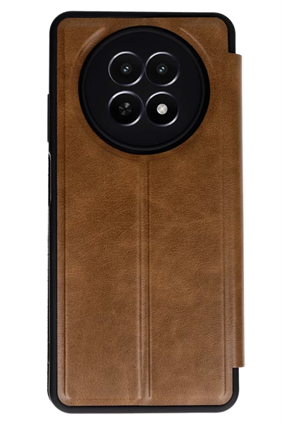 Realme 12 5G Kılıf Flip Cover - Taba