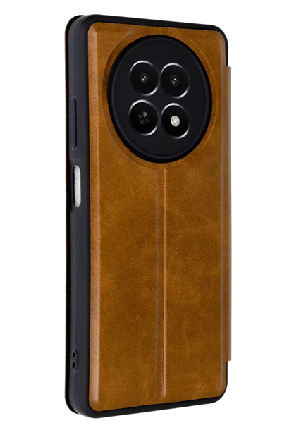 Realme 12 5G Kılıf Flip Cover - Taba