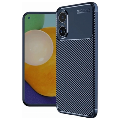 Realme 12 Lite Kılıf Auto Focus Karbon Kapak - Lacivert