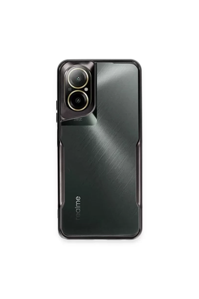 Realme 12 Lite Kılıf Boyi Silikon Kapak - Siyah