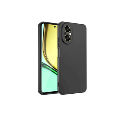 Realme 12 Lite Kılıf First Silikon - Siyah